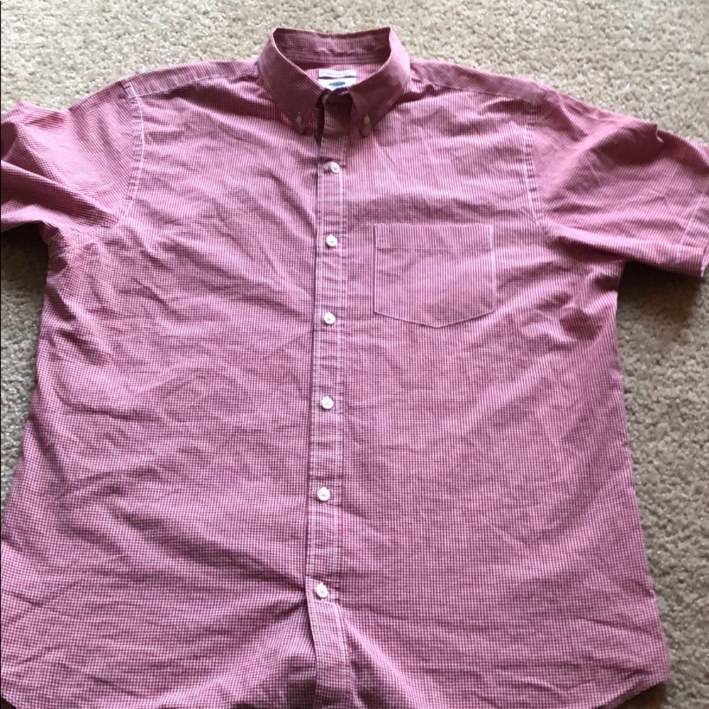 Old Navy ss button up, slim fit